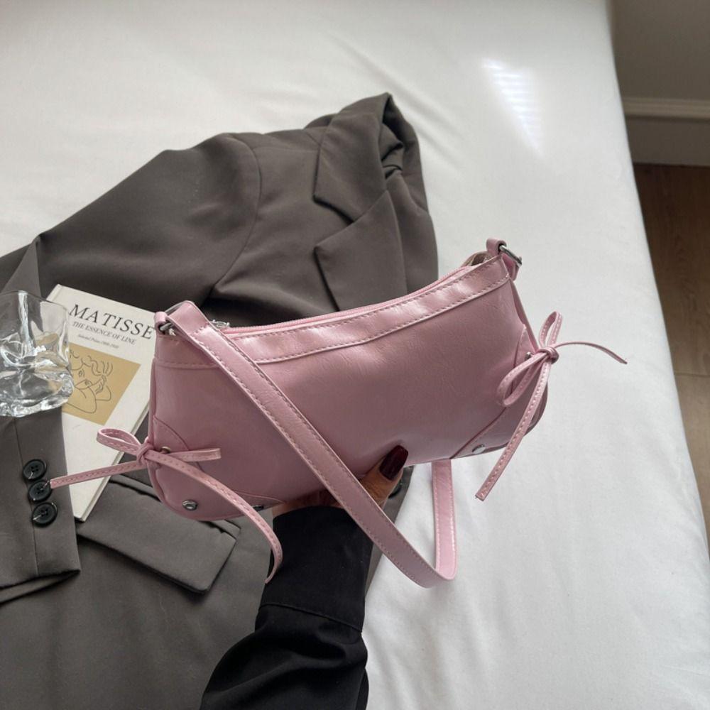 Designer Armpit Bag Bow Tie Women Handbag Korean Shoulder Bag  Ladies