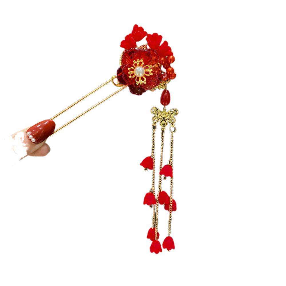 Classic Chinese Headwear Vintage Hanfu Hairpin Hair Ornaments Pendant Hair Stick Women