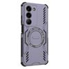 For Realme 14x 5G/V60 Pro 5G Magnetic Case Butterfly Armor Hollow Heat Dissipation PC+TPU Phone Cover