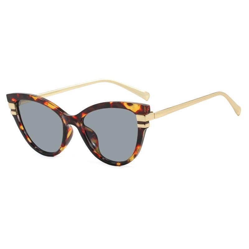 Ins New Luxury Cat Eye Gradient Women Sunglasses  Personality Color Matching Frame Design High Quality Men Uv400