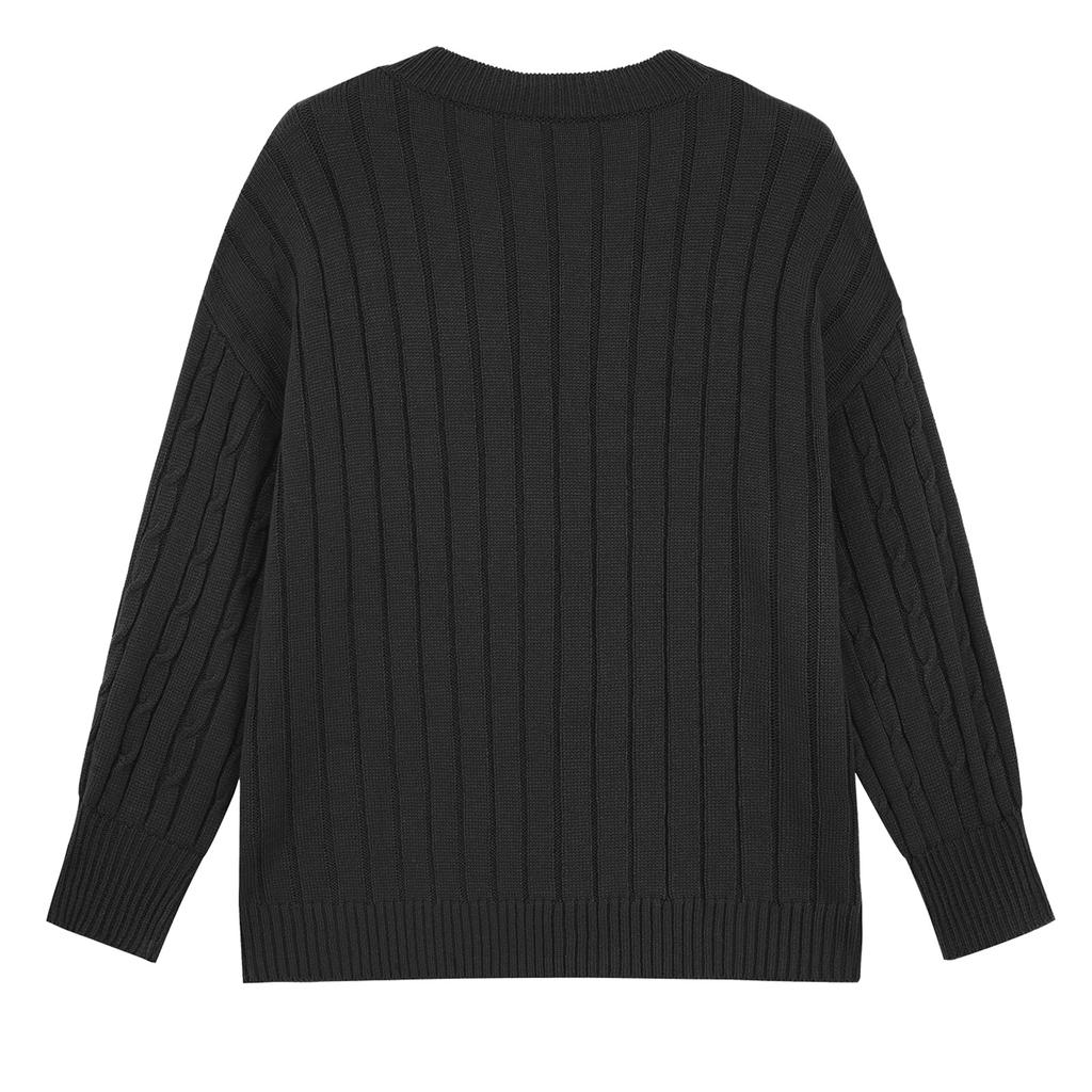 Women's Fashion Casual Solid Color Oversized  Long Sleeve Loose Fit Top