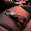 Multifunctional Leather Fur Keychain Anti-Lost Car Trinket Keyring  Jewelry Accessories