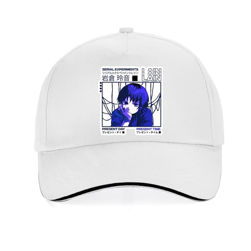 Serial ExperiUnisexts Lain hat Harajuku pop Unisexga Unisex Baseball Cap cool Summer caps for Unisex Adjustable Snapback hats gorras
