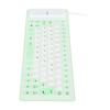 Silicone Keyboard Fully Sealed Design Lightweight Portable Silent Soft Comfortable USB Wired