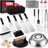 35-Piece Stainless Steel BBQ Tool Set - Outdoor Grill Spatula & Cooking Tools