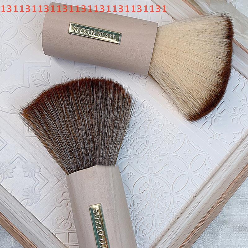 Okrągły Pędzel do Pyłków po Pilowaniu Duży Usuwanie Pyłków z Paznokci Pędzle Akryl Żel UV Lakier Proszek Narzędzie do Czyszczenia Akcesoria do Manicure