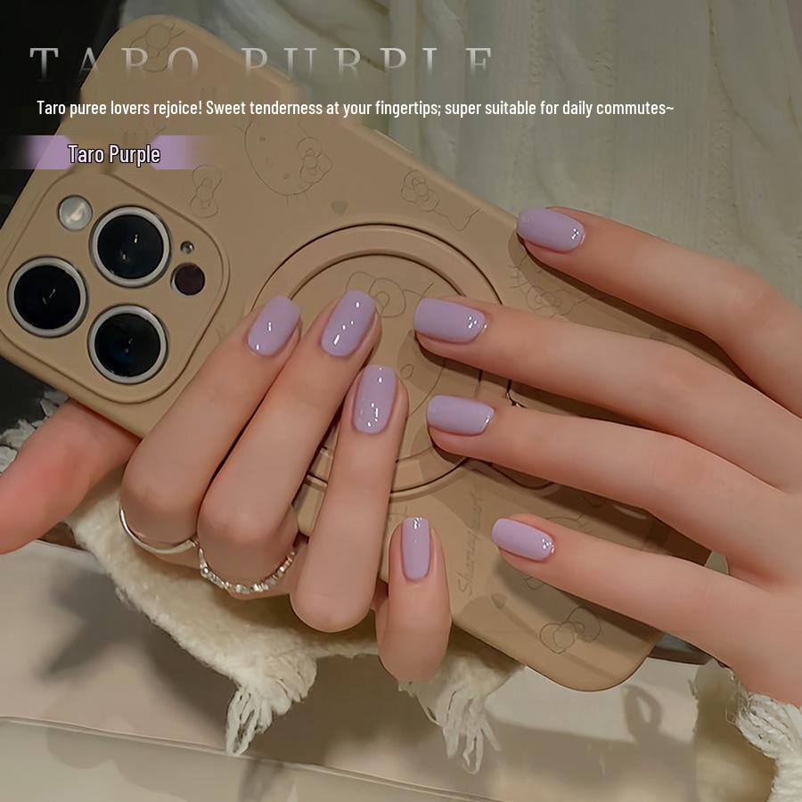 Taro Purple Trendy Whitening Nail Polish Gel for Salons фиолетовый