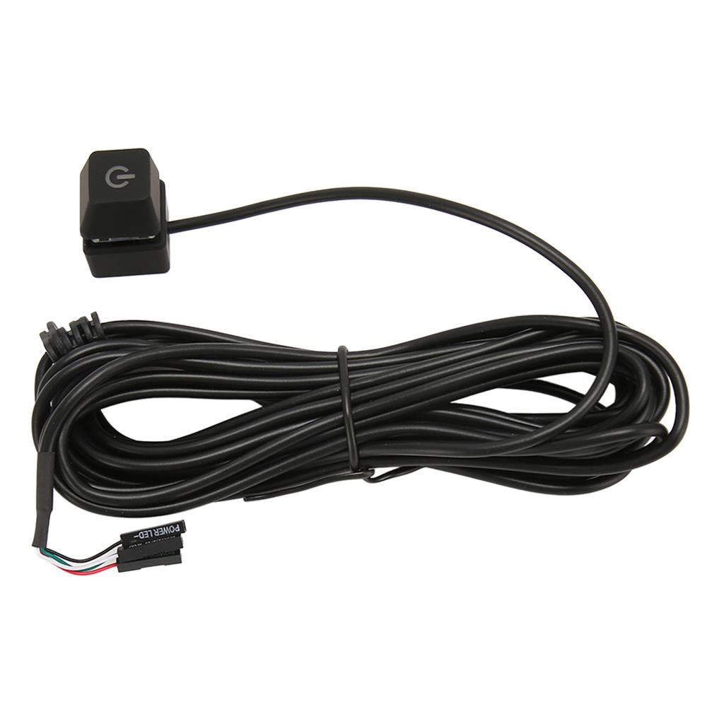 PC Power Button Extension External Flexibility PC Power Switch Power Supply Control Adapter Cable Computer Host Button