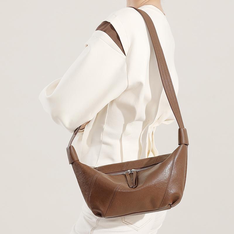 Erste Schicht Leder Frühling Leder Licht Luxus High Sense Nische Mode Single Shoulder Crossbody Achseltasche Frau