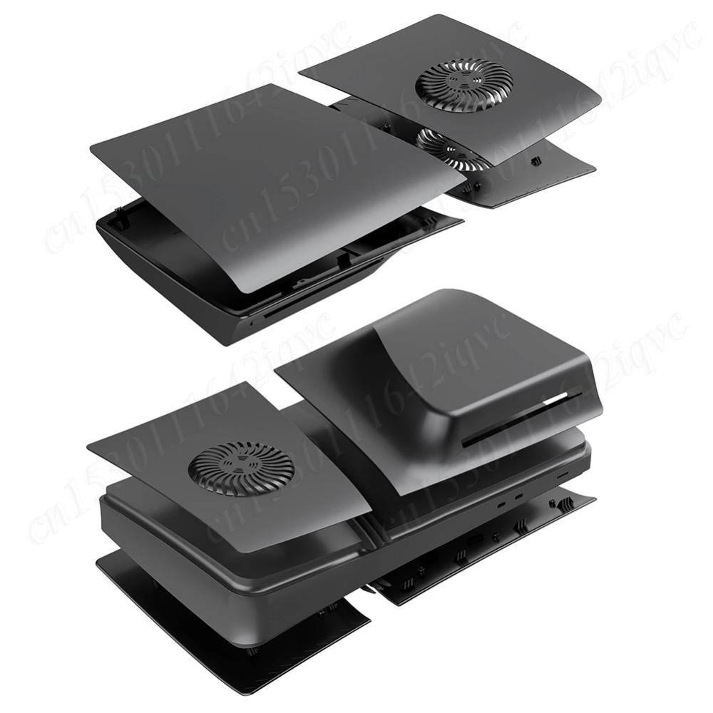 Replacement Faceplate for PS5 Pro Playstation 5 Pro Disc/Digital Console Face Plate Console Cover ABS Hard Case for PS5 Pro