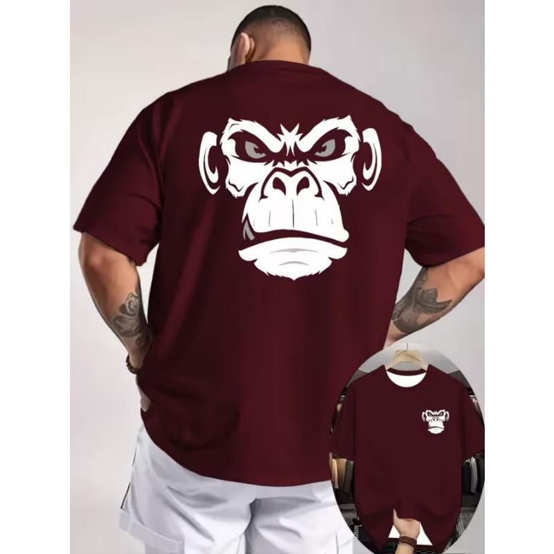 Herren Mode 3D Gedrucktes Herren T-Shirt Rundhals Kurzarm Trendige Streetwear