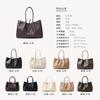 Portable Handmade Cowhide Woven Bag Niche Versatile Style Underarm Casual Fashion Large Capacity Shoulder Tote Bag