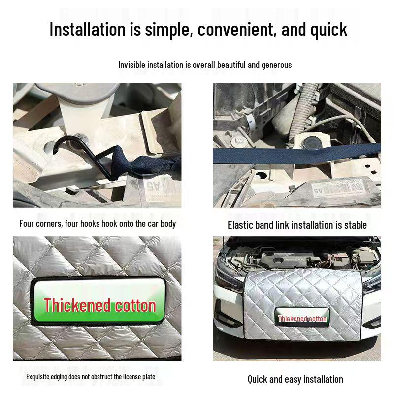 Universelle Winter-Auto-Windschutzscheiben- und Kühlerisolierabdeckung