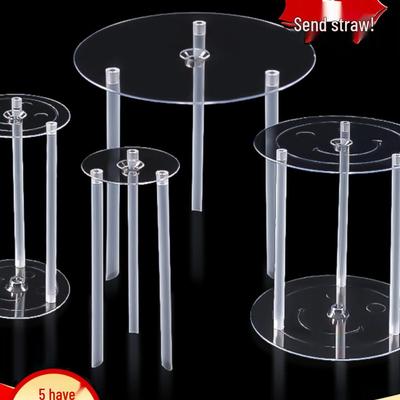 Pajitas de Soporte para Pasteles de Doble Capa para Apilamiento Multicapa