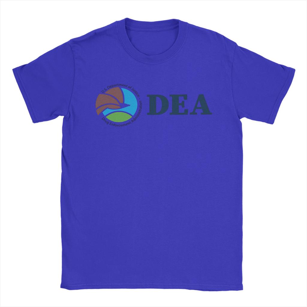 Men TShirts DEA US Federal Interdiction Agency Vintage Pure Cotton Tee Shirt Short Sleeve T Shirts O Neck Tops Unique
