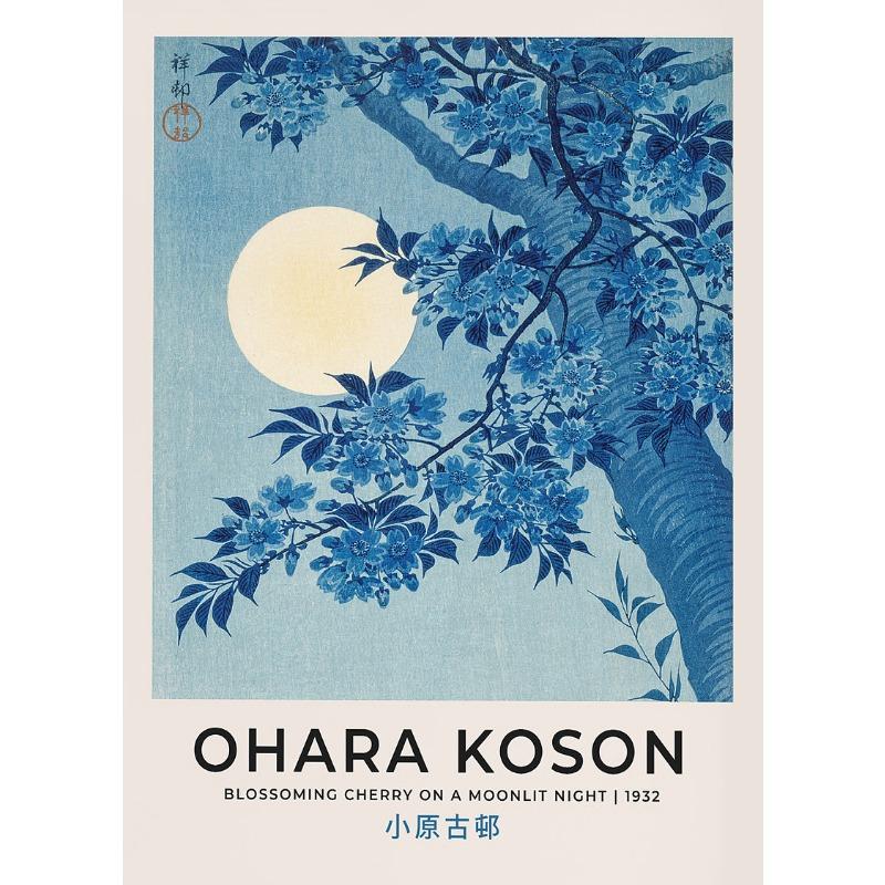 Japanese Exhibition Katsushika Hokusai Retro Poster Animal Colorful Prints Canvas Painting Wall Art Picture for Room Home Decor