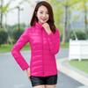 Middle-aged Women's Fashion Small Padded Jacket Large Size Light and Thin Slim Down Padded Jacket