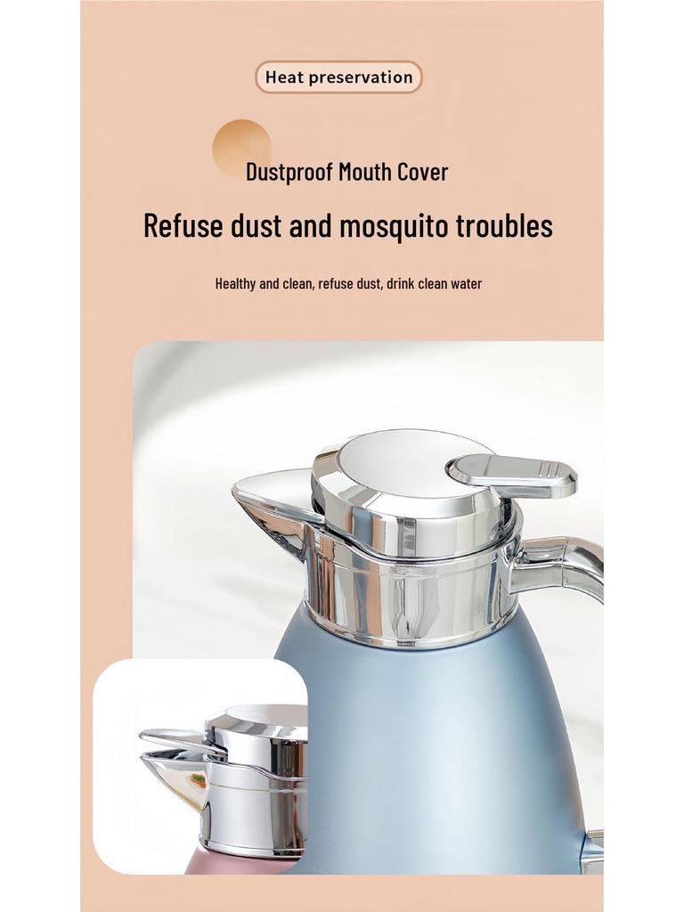 304 Stainless Steel Anti-Scald Insulated Kettle - Double-Layer Hot Water Bottle for Home & Commercial Use