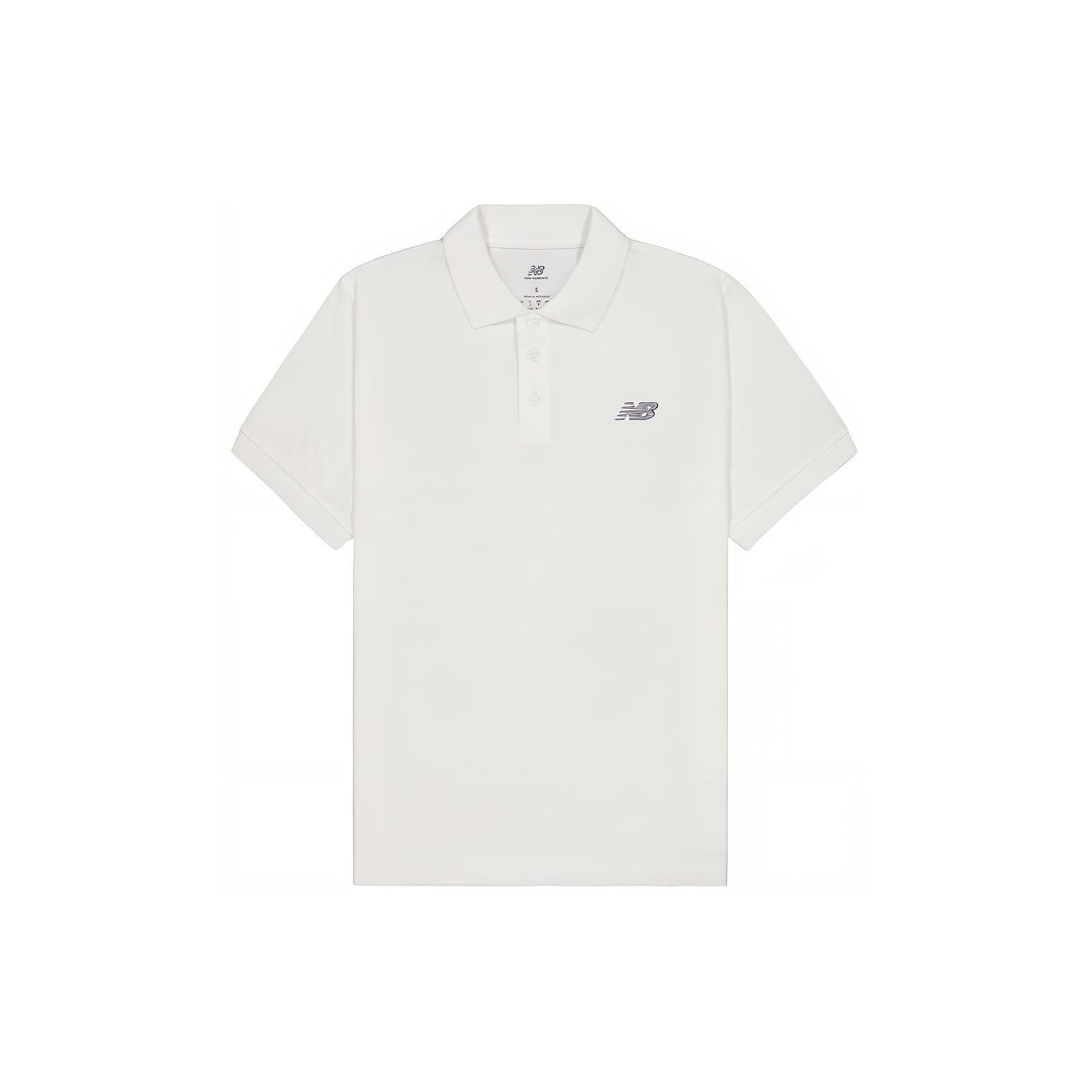Мужская футболка-поло New Balance Белая MT41503-WT XXL