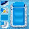 Sprinkler Pad: Verdickte PVC-Delfin- und Buchstaben-Design-Kinder-Außen-Wasserspielmatte, Haustierfreundlich