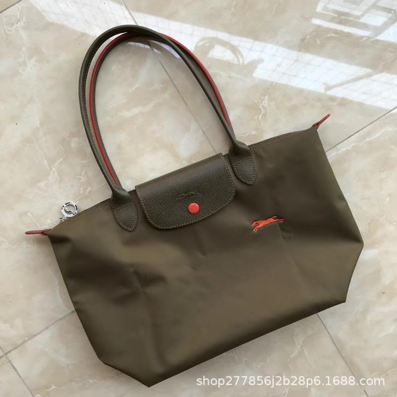 Longxiang Tasche Zhou Stickerei Tragetasche Handtasche Knödeltasche Patchwork Pendeln Große Kapazität