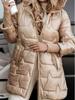 Winter New Zip-Up Hooded Cotton Jacket with Three Zippers