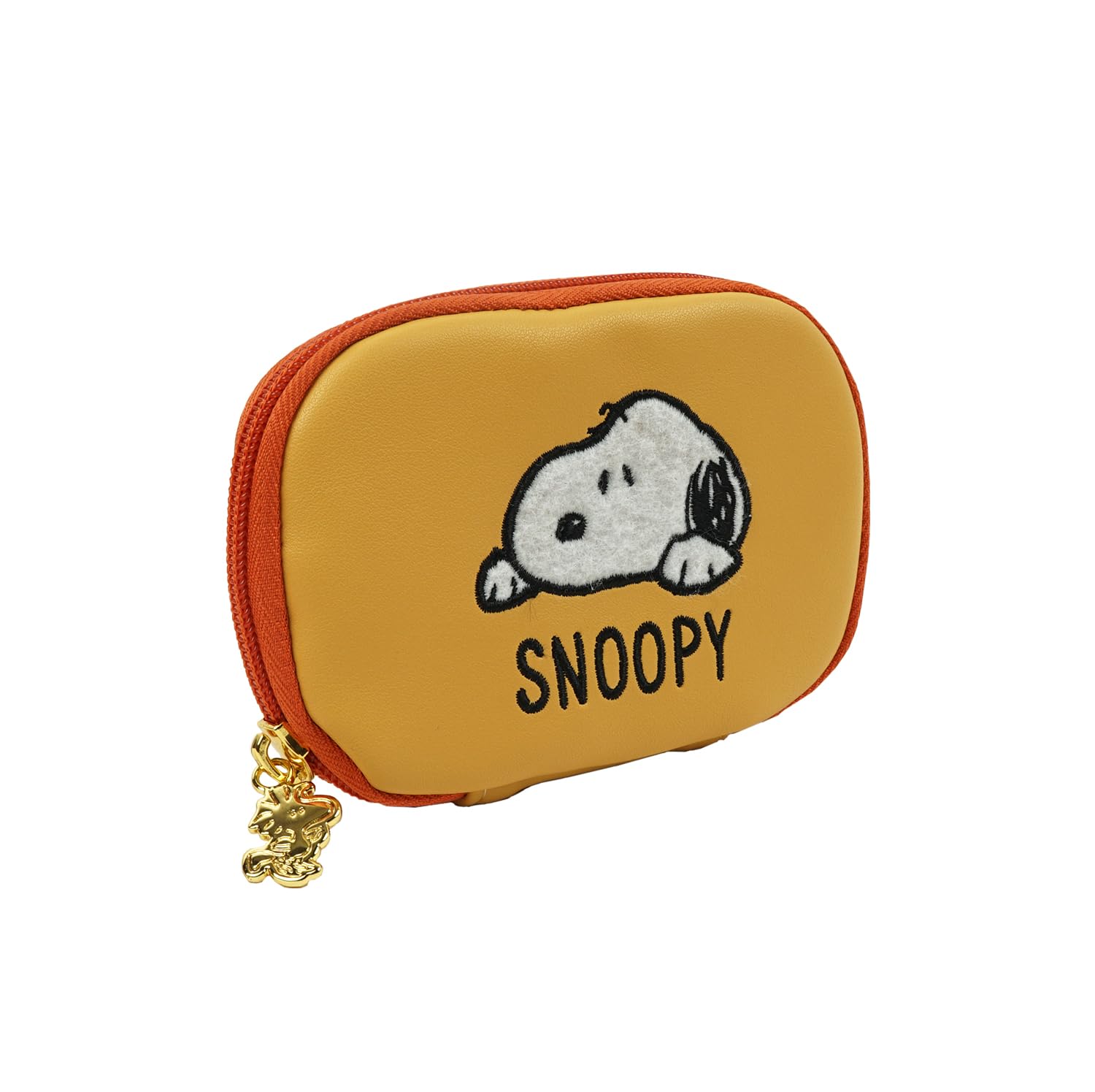 

Snoopy Key Case Smart Key Zipper Key Pouch Pouch Small Pouch Accessory Pocket Cute Stylish [SNOOPY] Women s (Yellow)