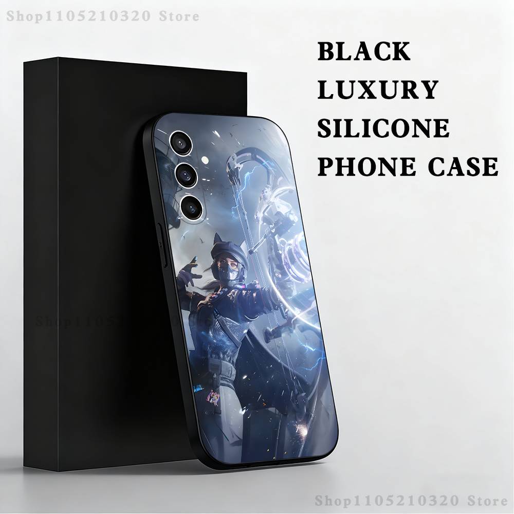 Game Delta Force Phone Case For Samsung S25,S24,S21,S22,S23,S30,Ultra,S20,Plus,Fe,Lite,Note,10,9,5G Black Cover