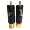 1Pc Wbt-0144 Gold Plated Rca Plug Lock Soldering Audio/Video Plugs Connect