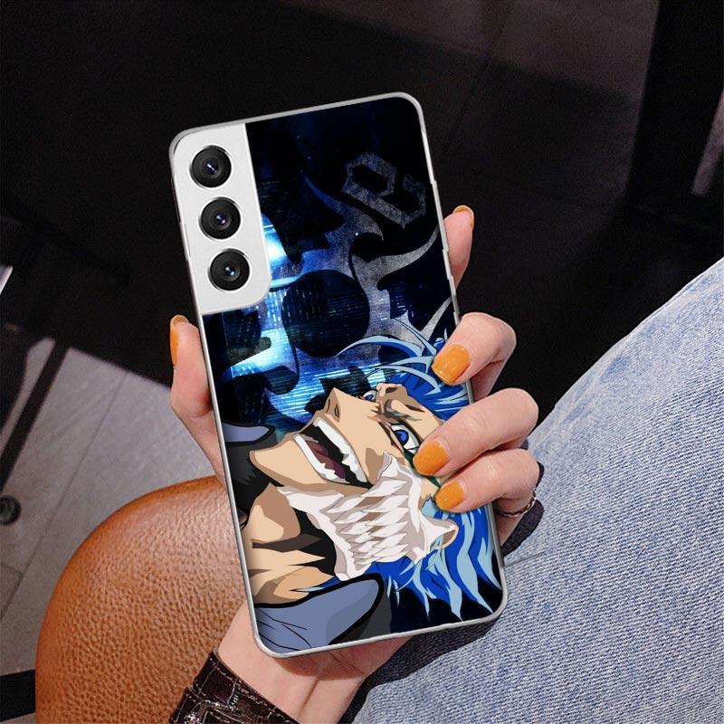 Bleach Grimmjow Phone Case For Samsung Galaxy S24 S25 Edge S26 Ultra S23 S22 S21 Plus S20 FE + Personalized Print Cover Galaxy S