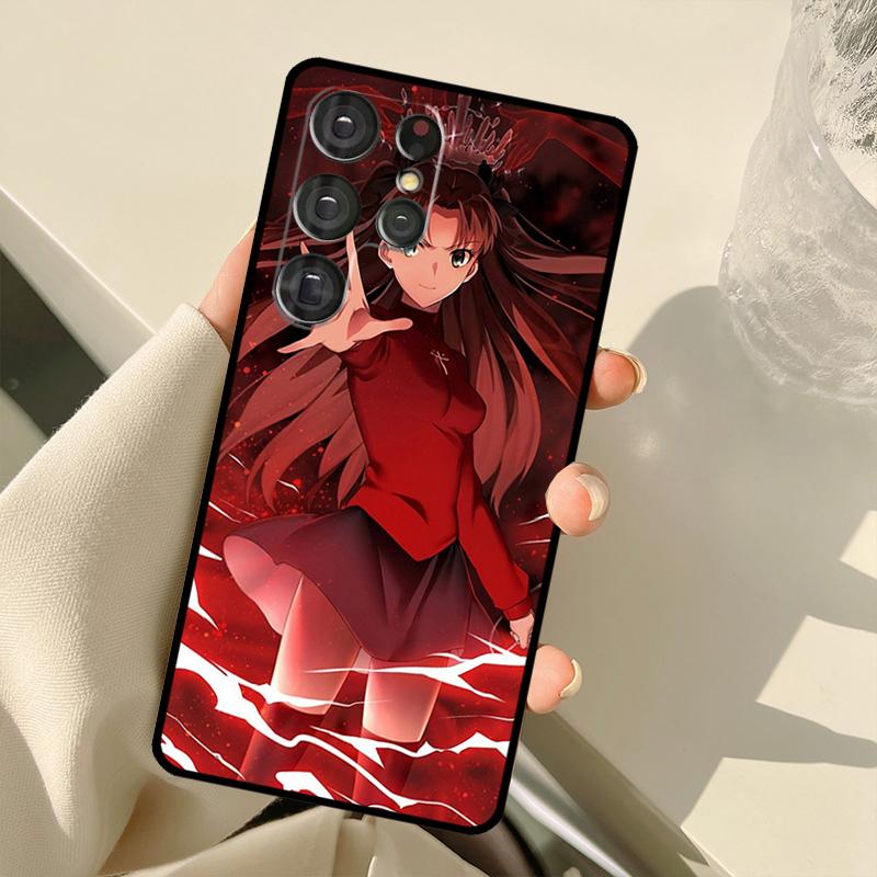 

Чехол для телефона Fate Zero Тосака Рин для Samsung Galaxy S20 FE S21 FE S22 Ultra Note20 Note10 S8 S9 S10 Plus Galaxy S10 Plus