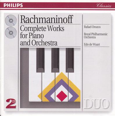 CD OROZCO, WAART; ROYAL PHILHARMONIC O - Piano Concerti 1-4/Rhapsody On a Th 4383262 Philips Digital 1993 Germany Classical Used