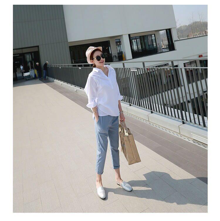 2026 New Spring-Autumn Maternity Base Layer Pants: Lightweight, Casual Wear for Pregnancy