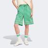 Adidas Originals Adicolor 70s Retro Series Logo Print Loose Drawstring Shorts Women Bottoms Green IK7881
