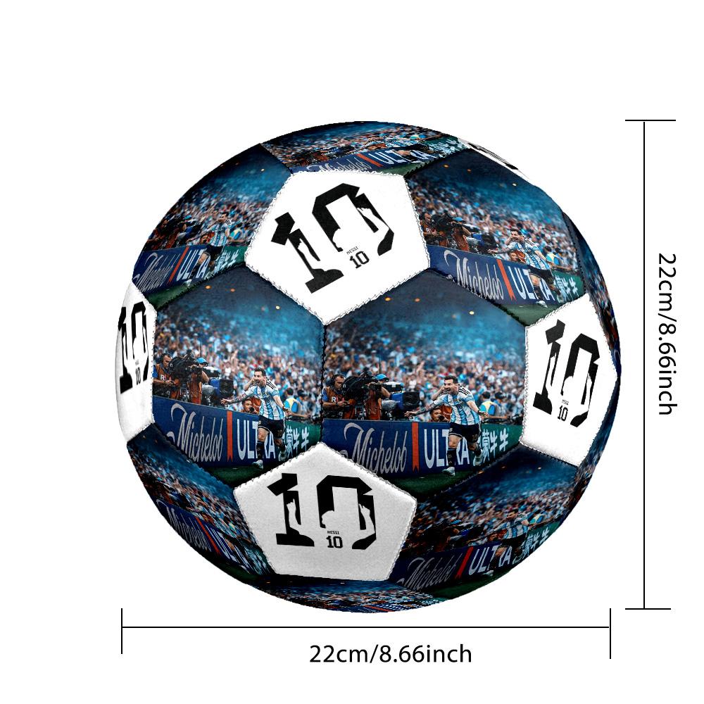 Messi 10 Number Soccer Legend Soccer Ball Size 5 Football Machinestitched Indooroutdoor Training And Matches