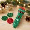 Handheld LED Projector Lamp Kids Christmas Flashlight with 24/32 Patterns, Cartoon Projection Torch, Santa Claus Pattern Light Educational Films, Boys
