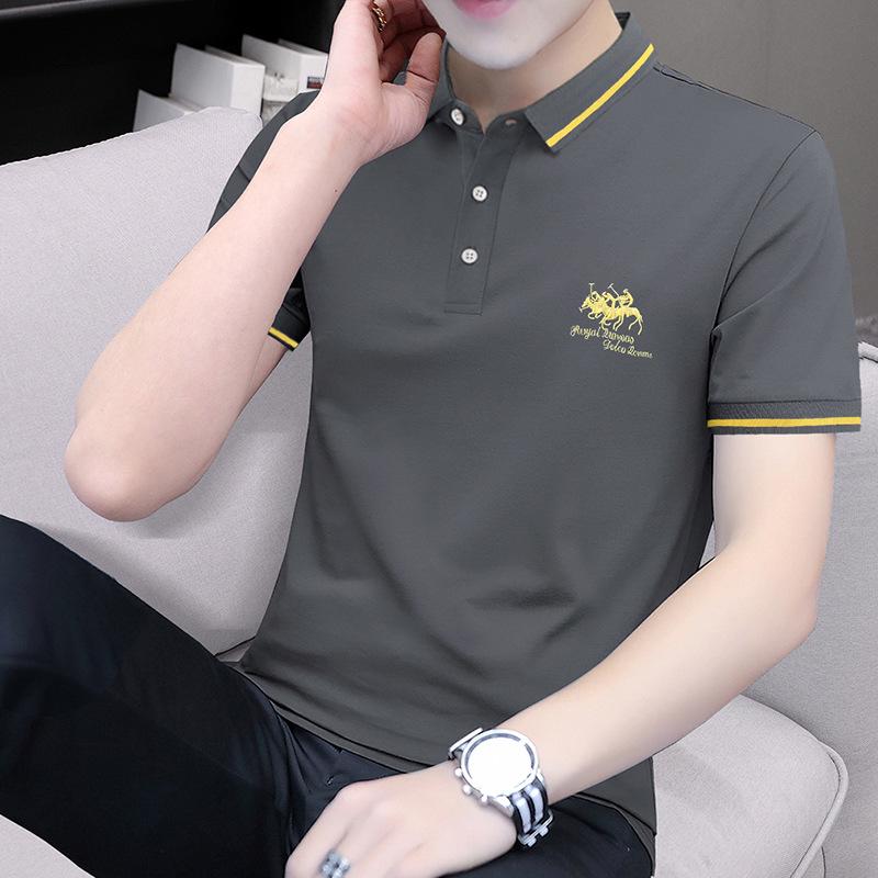 2026 Men's Short Sleeve Polo T-Shirt, New Style Lapel Casual Top