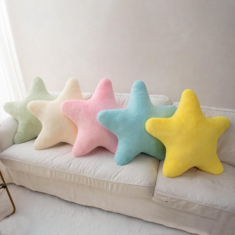 Plush Color Star Toy Short Fresh Simple Girls Childrens Companion Doll Gift