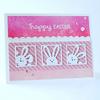 3Pcs Easter Rabbit Cutting Die DIY Scrapbooking Paper Cards Embossing Stencil