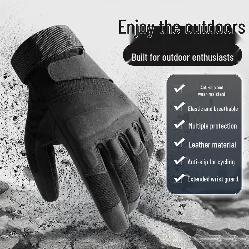 Ousen Men s Winter Tactical Cycling Gloves One Size