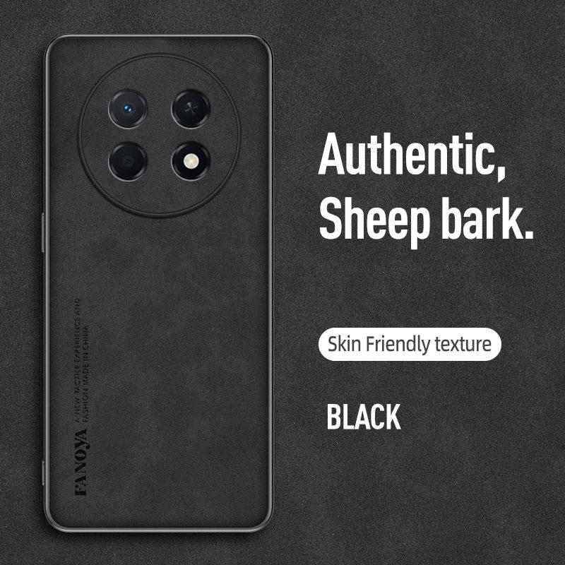 

EUCAGR Luxury Sheepskin PU Leather Shockproof Silicone Phone Cases For Huawei Enjoy 90 Pro Max/Enjoy 90 Plus Back Cover Coque Enjoy 90 Pro Max чёрный