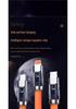 120W Fast Charging 3-in-1 Data Cable for Apple, Vivo, Huawei, and Android Phones