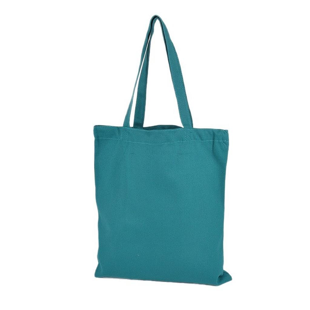 Canvas Art Bag Plain Shoulder Bag Blank Shopping Bag Minimalist Daily Use Tote For Store Item Organization Commuting