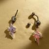 Crystal Steel Belly Button Sexy Navel Piercing Navel Women Dangling Body Navel Jewelry Belly Button Rings Charm