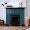 Waterproof Kitchen Backsplash Decal 10Pcs 3D Mosaic Wall Sticker Oil-Proof Tile Decal Peel And Stick Stickers Backsplash Self-Adhesive Bathroom