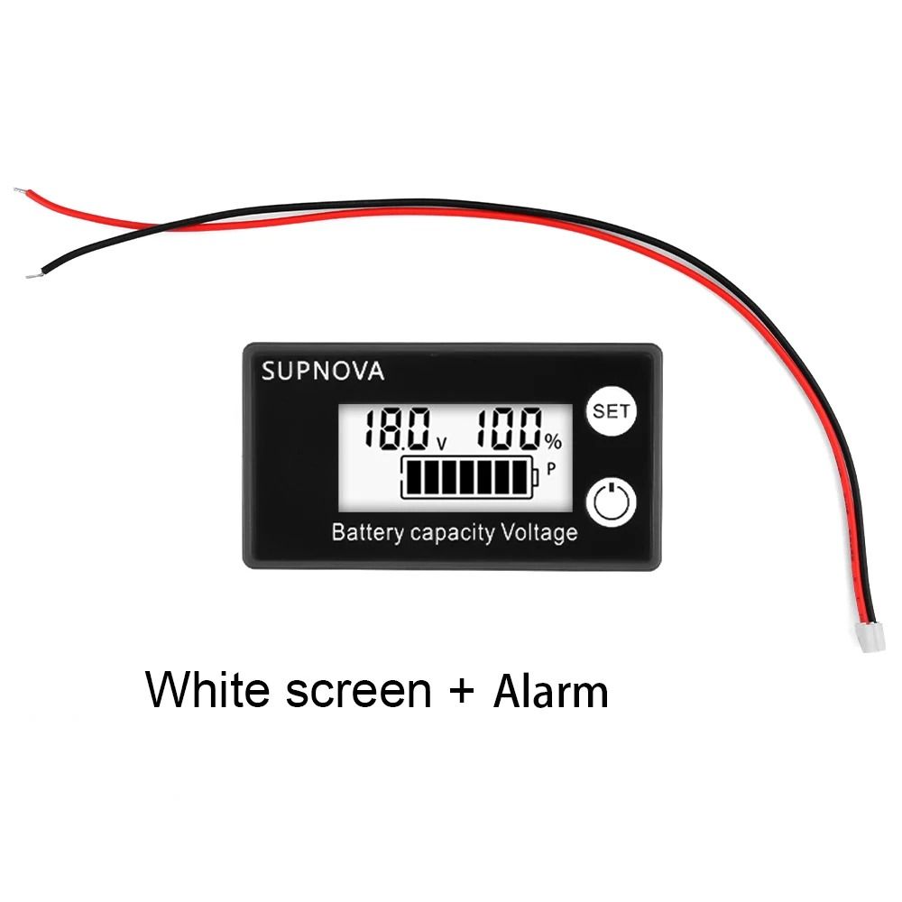 Lithium Voltmeter DC 8V-100V Batterietester Professioneller Batteriekapazitäts-Füllstandsanzeiger
