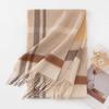 Autumn and Winter Cashmere Scarves Classic British Style Women's High End Soft Scarf Men's Shawl Warm Scarf