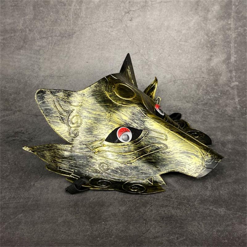 Wolf Head Mask Realistic Appearance Used For Decoration Party Masks Halloween Dress Up Safe And Durable American Animal Masks