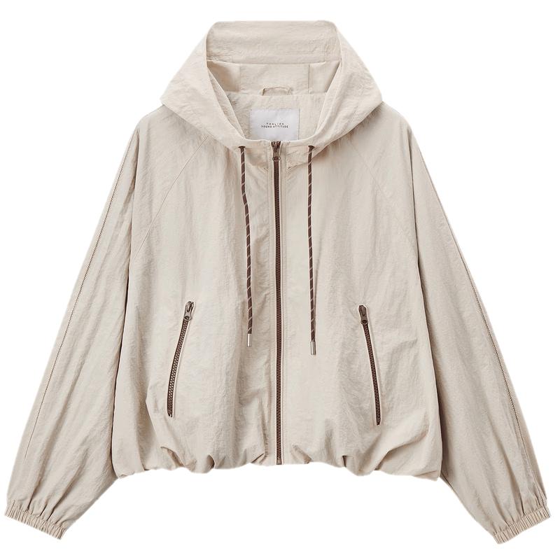 TonLion Women's Lightweight Hooded Sporty Jacket