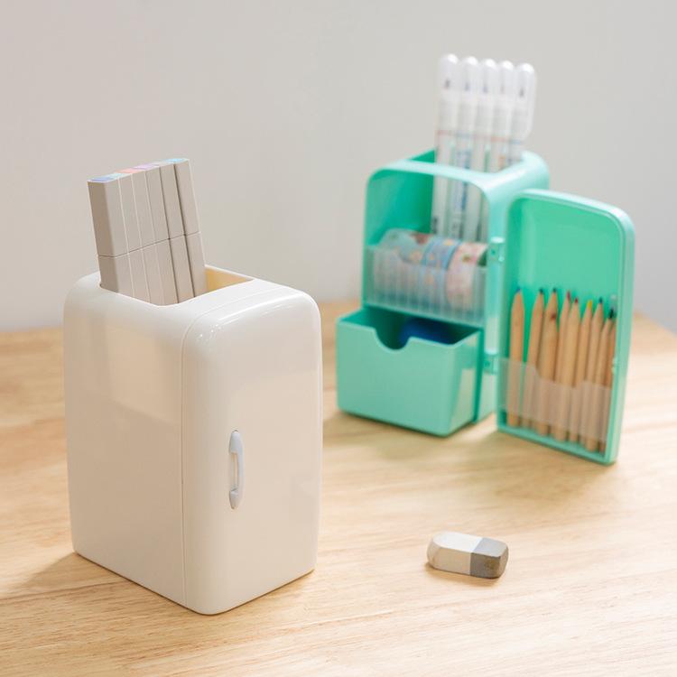 

insCartoon креативный держатель для ручек на холодильник, офисные многофункциональные канцелярские принадлежности, пенал, милый студенческий настольный контейнер для хранения